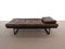 Italian Dark Brown Leather Daybed Lounger by Marco Zanuso for Zanotta 10