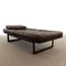 Italian Dark Brown Leather Daybed Lounger by Marco Zanuso for Zanotta 4
