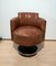 Escritorio de ejecutivo Art Déco y silla giratoria de cuero, chapa de palisandro, Francia, años 30, Imagen 17