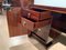 Art Deco French Rosewood Veneer Executive Desk and Leather Swivel Chair, 1930s 15