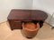 Art Deco Executive Desk and Leather Swivel Chair, Rosewood Veneer, France, 1930s 6