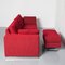 Red Conseta Lounge Couch by Friedrich-Wilhelm Möller for COR 6