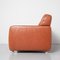 Cinnamon Brown Leather 2 Seat Couch from Lawson 3