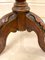 Antique Victorian Figured Walnut Oval Shaped Chess Top Table 12