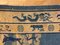 Alfombra Peking Blu con ciervos y dragones de la longevidad, década de 1870, Imagen 5