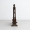 Large Spanish Traditional Stained Wood Hachero Candleholder, 1930s 10