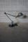 Grey Industrial Articulated Desk Lamp from Jieldé, 1950s, Image 1