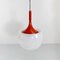 Metal & Glass Pendant Light by Elio Martinelli for Martinelli Luce, 1960s, Image 1