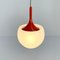 Metal & Glass Pendant Light by Elio Martinelli for Martinelli Luce, 1960s 2