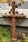 Large French Cast Iron Cross-Garden Ornament, Image 1