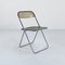 Smoke Plia Folding Chair by Giancarlo Piretti for Anonima Castelli, 1960s 1
