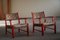 Danish Modern Seagrass Lounge Chairs by Fritz Hansen, 1940s, Set of 2 19