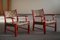 Fauteuils Seagrass par Fritz Hansen, Danemark, 1940s, Set de 2 1