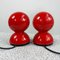 Red Eclisse Table Lamp by Vico Magistretti for Artemide, 1960s, Set of 2, Image 3