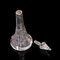 Antique English Glass Silver Scent Perfume Bottle, 1912 8