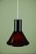 Mini Swedish P & T Pendant Lamp by Michael Bang for Holmegaard Glassworks 4