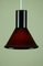 Mini Swedish P & T Pendant Lamp by Michael Bang for Holmegaard Glassworks 1