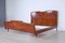 Vintage Wooden Double Bed, 1950s, Image 1