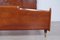 Vintage Doppelbett aus Holz, 1950er 12