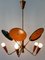 Lampada a sospensione Sputnik Mid-Century moderna, Germania, anni '50, Immagine 6