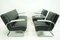 Cantilever Black Nappa Leather Set Sofa and Armchair from Mücke Melder, 1930s, Set of 3, Image 1