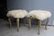 Italienischer Puff Hocker, 1950er, 2er Set 8