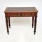 Antique William IV Leather Top Writing Table Desk 2