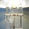 Large Acrylic Glass and Polished Aluminum Table Floor Lamp by Noel b.c, Image 15