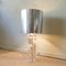 Large Acrylic Glass and Polished Aluminum Table Floor Lamp by Noel b.c, Image 12