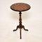 Antique Victorian Walnut Chess Table & Pieces 1