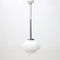 Weiße Deckenlampe aus weißem Glas & Methacrylat, 1960er 2