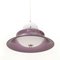 White and Purple KD14 Pendant Light by Sergio Asti for Kartell, 1970s 5