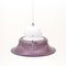 White and Purple KD14 Pendant Light by Sergio Asti for Kartell, 1970s 2