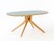 Mid-Century Italian Beech and Glass Dining Table, 1950s 5