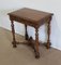Small Louis XIV Style Writing Table in Solid Walnut, Late 19th Century 3