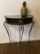 Vintage Regency Black and Gold Metal Console Hall Table, 1960s 2
