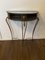 Vintage Regency Black and Gold Metal Console Hall Table, 1960s, Image 9