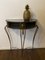 Vintage Regency Black and Gold Metal Console Hall Table, 1960s 6