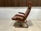 Scandinavian Leather Lounge Chair by Elsa & Nordahl Solheim for Rybo Rykken, 1960s 7