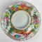 Mid 19th Century Circular Cup Porcelain Polychrome Canton Bowl 1