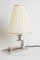 Art Deco Italian Nickel Table Lamp, 1920s 2