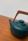 Vintage German Ceramic Teapot with Teak Handle 11
