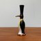 Schwedischer Vintage Pinguin Kerzenhalter aus Keramik von Eva Strömberg für Medevi 13