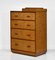 Art Deco Quilted Maple Chest of Drawers, 1930s, Image 2