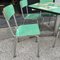 Hexagonal Nursery Table with Formica Chairs, Italy, 1960s, Set of 7 5