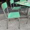 Sechseckiger Kinderzimmertisch mit Formica Stühlen, Italien, 1960er, 7 . Set 5