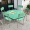 Hexagonal Nursery Table with Formica Chairs, Italy, 1960s, Set of 7 13