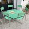 Tavolino esagonale con sedie in formica, Italia, anni '60, set di 7, Immagine 13
