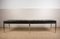 Large Padded Leather and Chrome Metal Bench by Florence Knoll 13