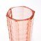 Art Deco Polish Rosaline Glass Vase, 1930s, Image 4